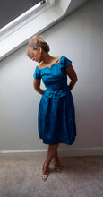 Load image into Gallery viewer, True blue dress Size 10