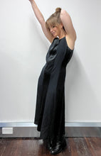 Load image into Gallery viewer, Black striped dress Size 12

