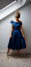 Load image into Gallery viewer, Deep blue dress Size 10
