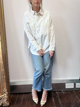 Load image into Gallery viewer, White cord shirt Size XS

