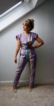 Load image into Gallery viewer, Striped jumpsuit Size 10

