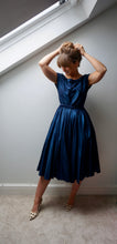 Load image into Gallery viewer, Deep blue dress Size 10
