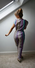 Load image into Gallery viewer, Striped jumpsuit Size 10
