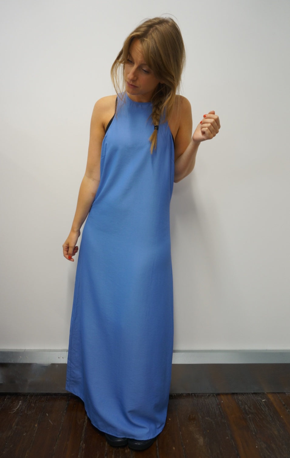 Cornflower blue maxi dress Size 10