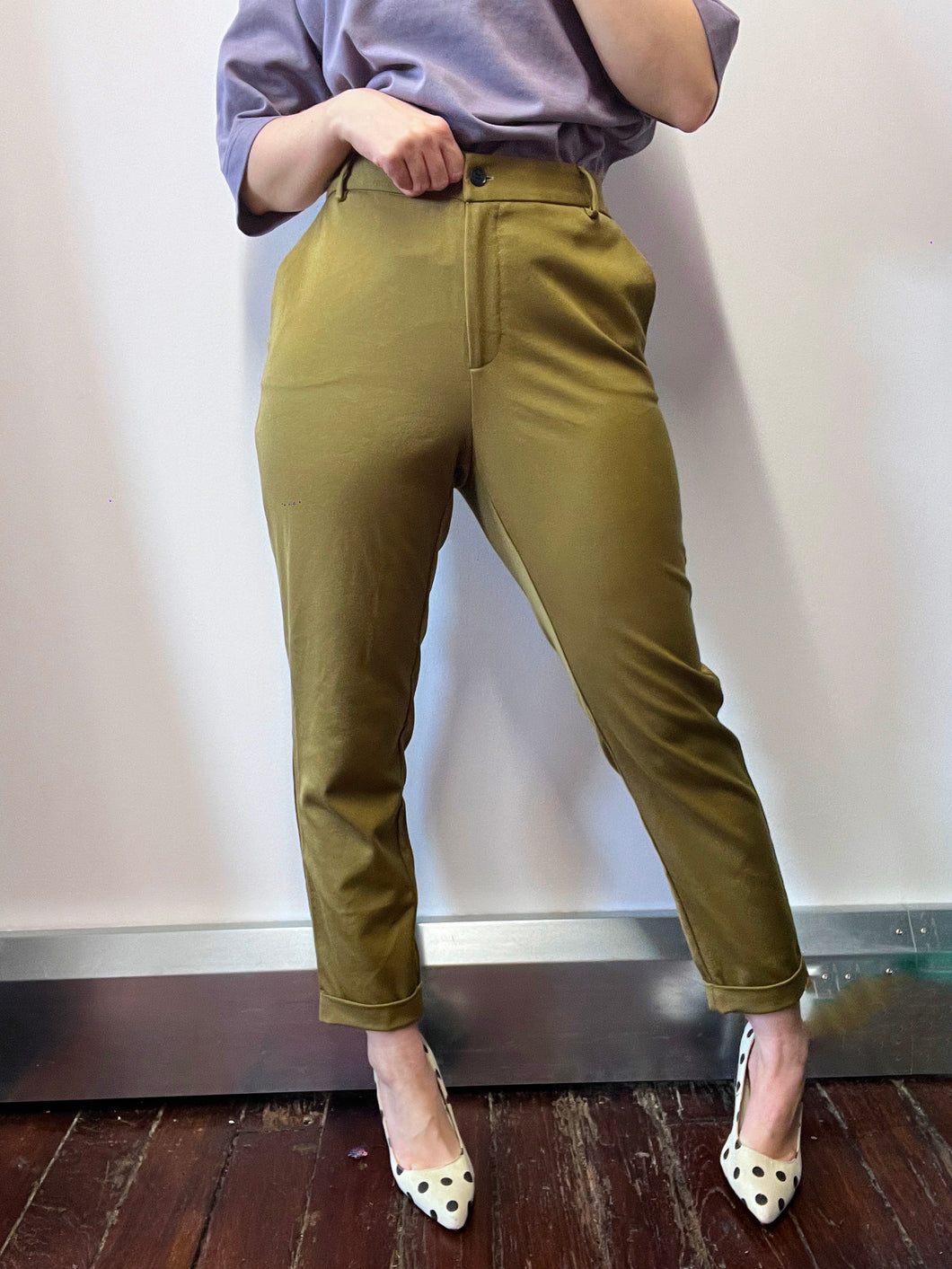 Olive green trousers Size 12