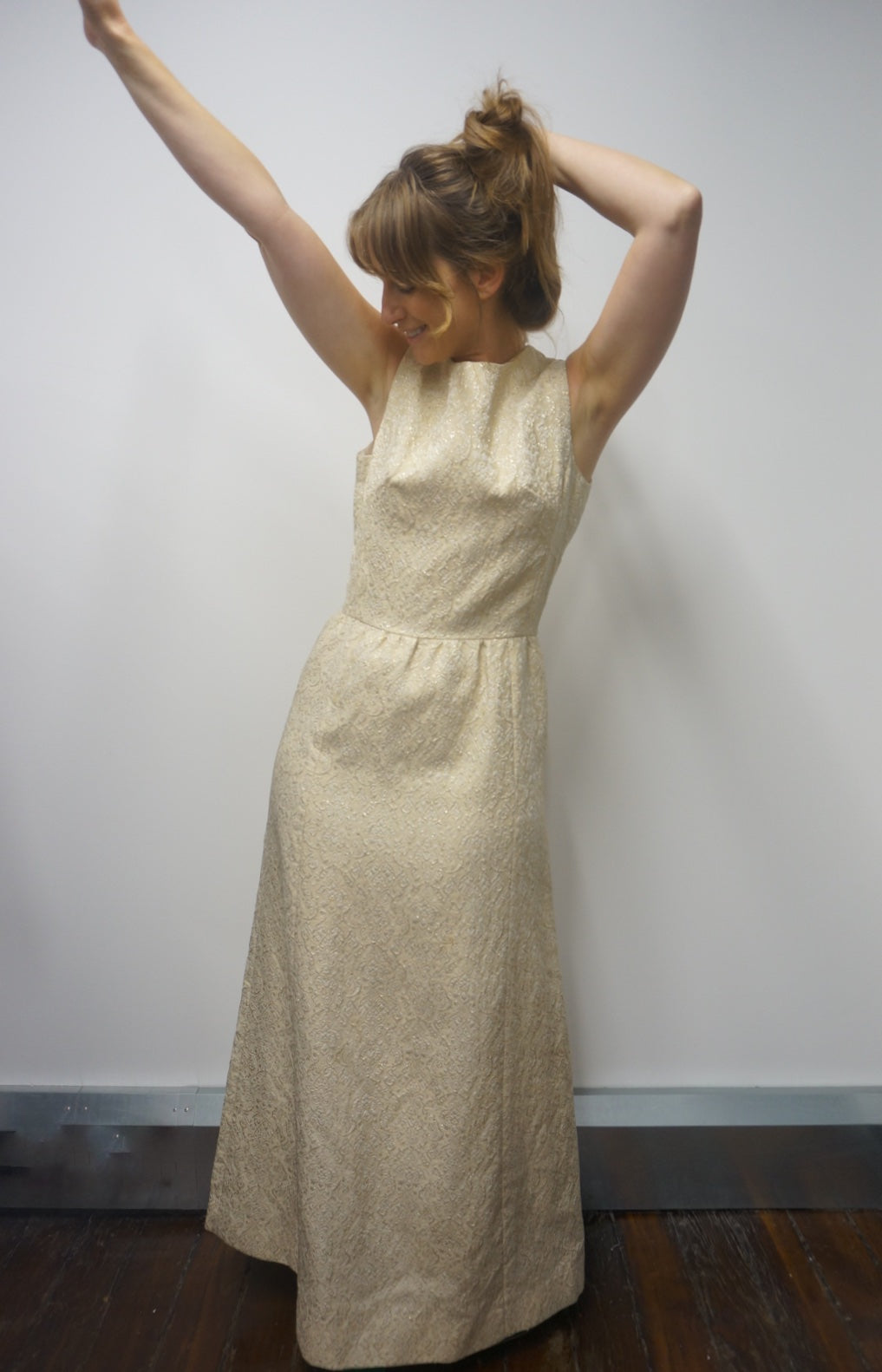 1960s vintage maxi dress Size 10